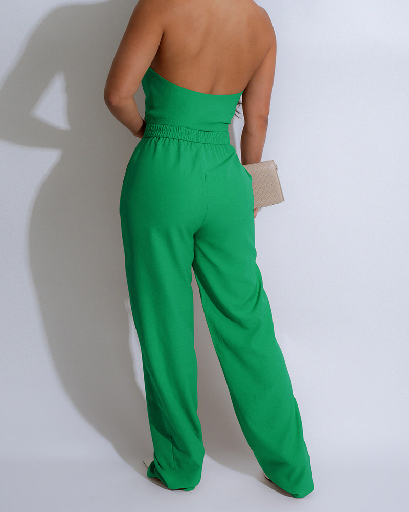 Casual High Waist Suit