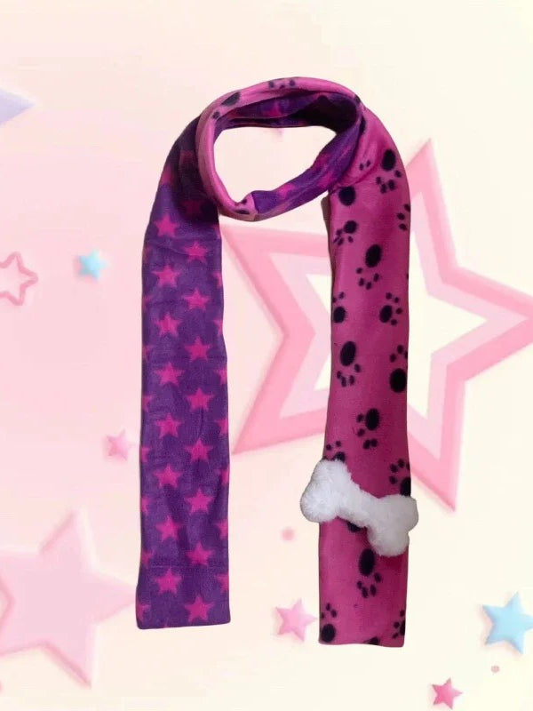 Y2K Gothic Printing Harajuku Autumn Basic Long Scarf