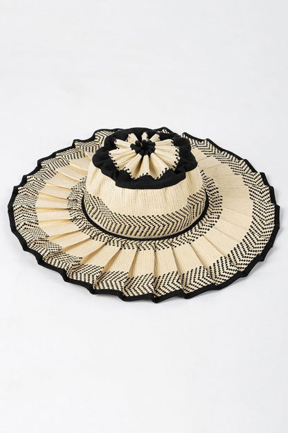 Stylish Foldable Sun-protective Woven Casual Straw Hat