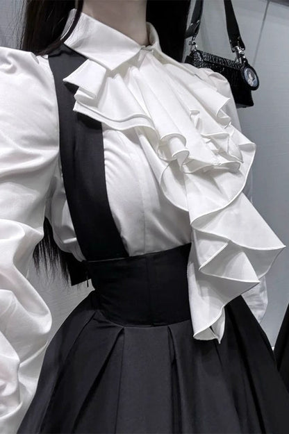 Gothic Nun Lolita Midi Dress