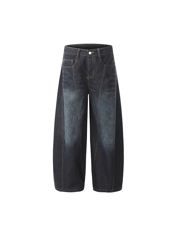 American Curved Blade Profile Boyfriend Jeans