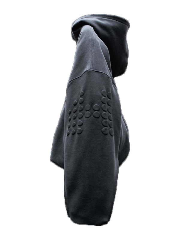 Trendy Casual Multicolored Printed Hoodie