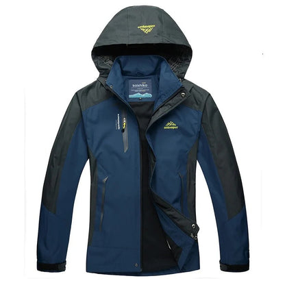 Chaqueta de esquí impermeable y elegante para mujer, con capucha y estilo activo al aire libre | Ideal para actividades al aire libre