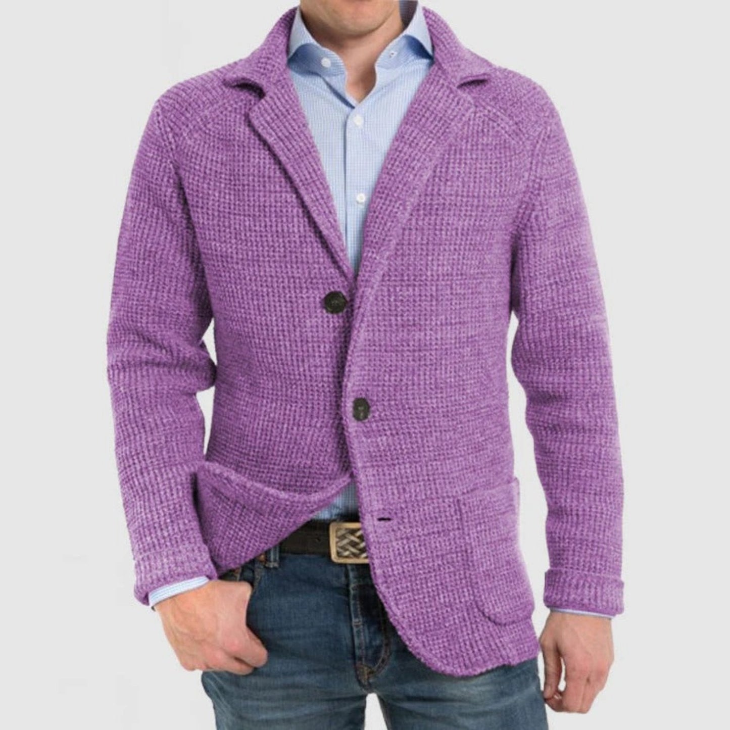 Godfrey - Abrigo de punto - Casual - Hecho para - Ideal para otoño/invierno