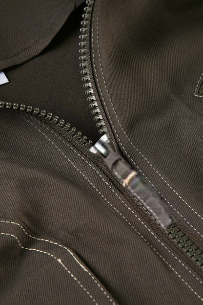 Vintage Pockets Bomber Jacket
