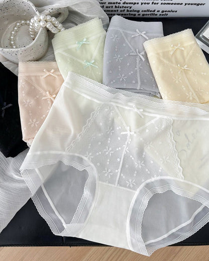 Lace Quick-Drying Mid-Waist Breathable