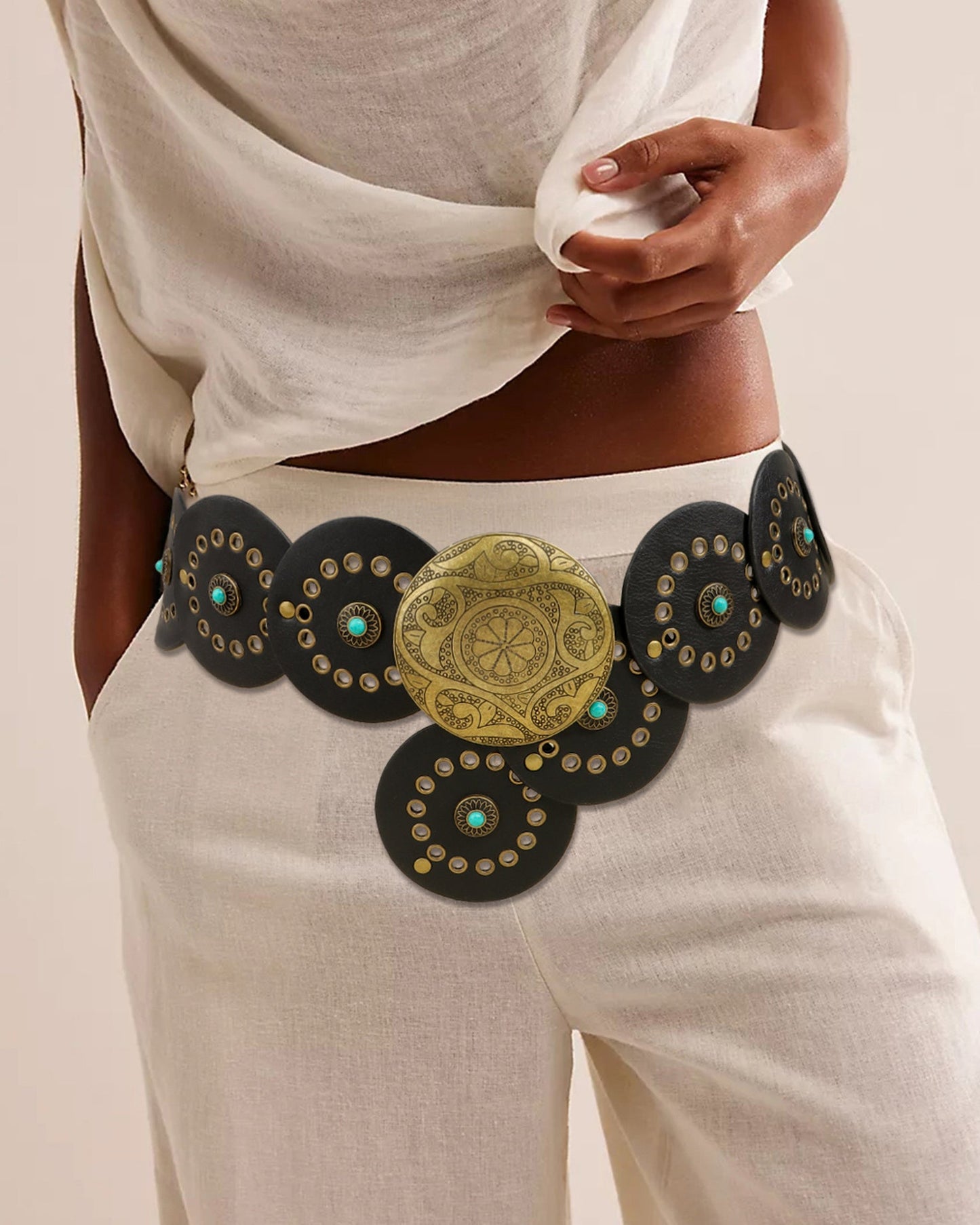 Disc Turquoise Maillard Wasteland Belt