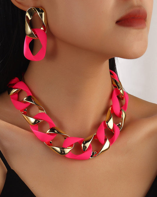 Fashion Fluorescent Jewelry Set