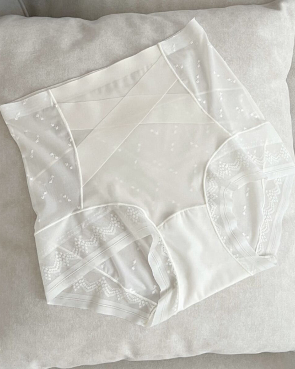 High Waist Sexy Seamless Cross Tummy Lifting Panties