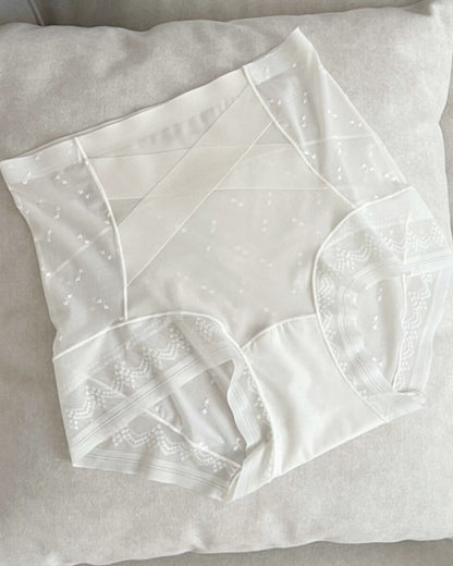 High Waist Sexy Seamless Cross Tummy Lifting Panties