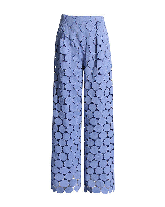 Disc Tassel Hollow High Waist Trousers
