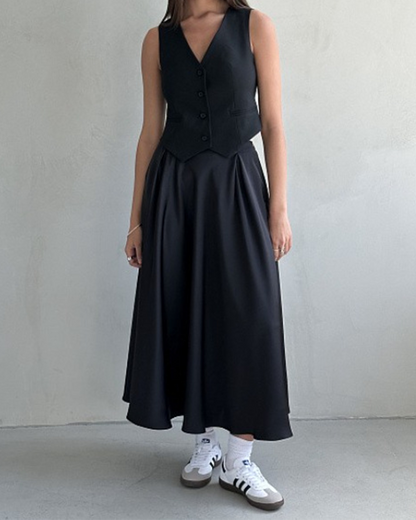 Elegant High-Waisted Skirt