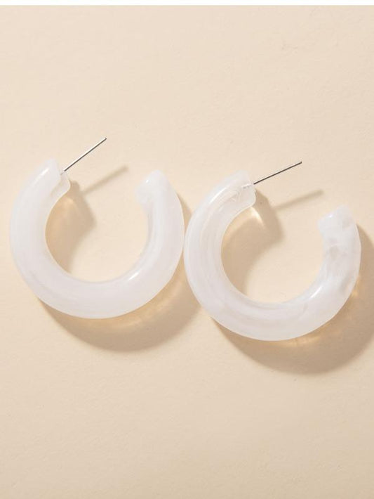 1pair Cuff Hoop Earrings for Women