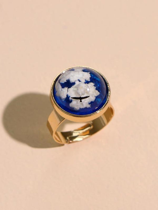 1pc Cloud Pattern Ring for Women