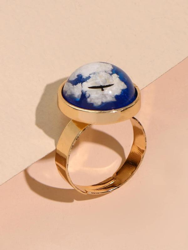1pc Cloud Pattern Ring for Women