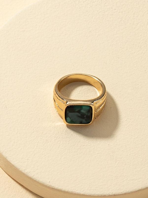 1pc Geometric Decor Ring for Women