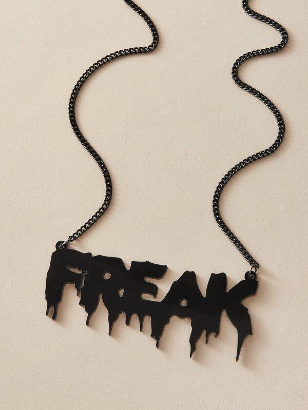 1pc Letter Charm Necklace for Women