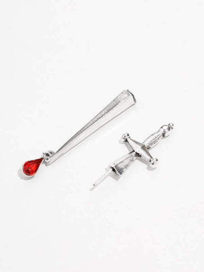 1pc Sword Design Earring Jacket for Women