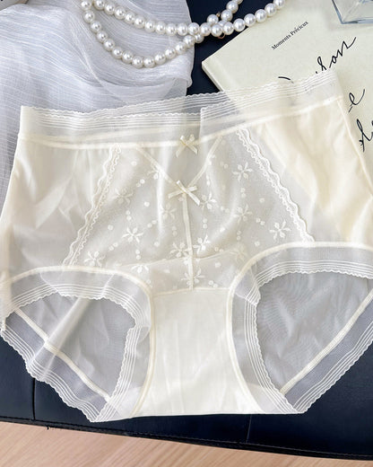 Lace Quick-Drying Mid-Waist Breathable