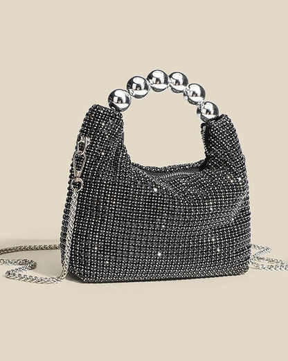 Beaded Rhinestone Evening Bag