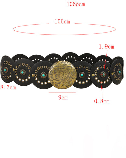 Disc Turquoise Maillard Wasteland Belt