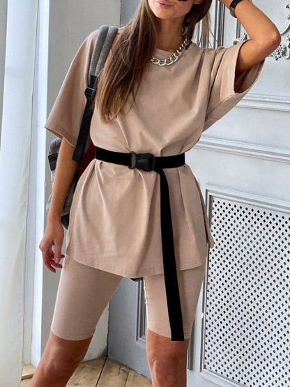 2 Piece Outfits Summer Casual Shorts Set for Women