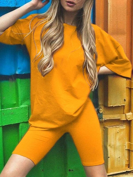 2 Piece Outfits Summer Casual Shorts Set for Women