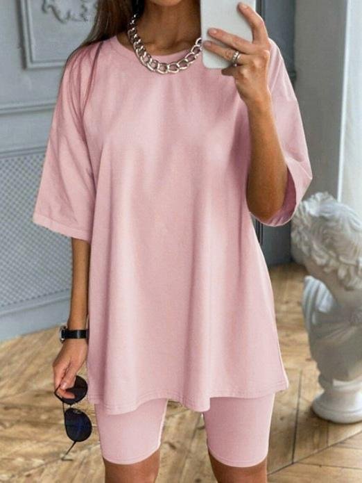 2 Piece Outfits Summer Casual Shorts Set for Women