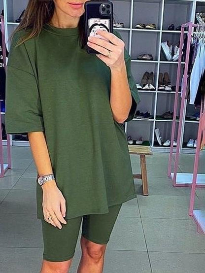 2 Piece Outfits Summer Casual Shorts Set for Women