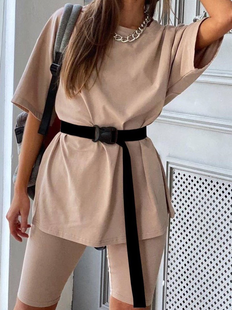 2 Piece Outfits Summer Casual Shorts Set for Women
