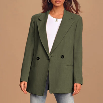 Women's Trendy Blazer with Buttons and Pockets | Ideal for All Seasons