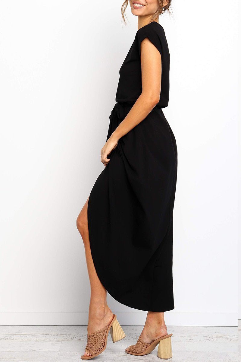 Solid Color Essential Grace Midi Dress(4 Colors)
