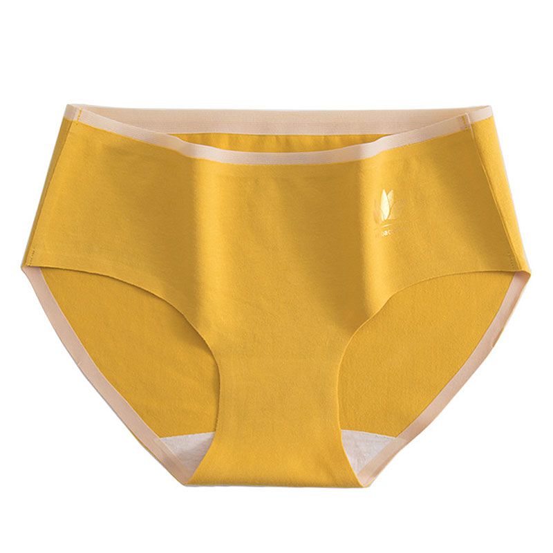 Campus Girl Casual Breathable Cotton Block Color Classic Briefs