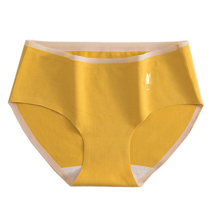 Campus Girl Casual Breathable Cotton Block Color Classic Briefs