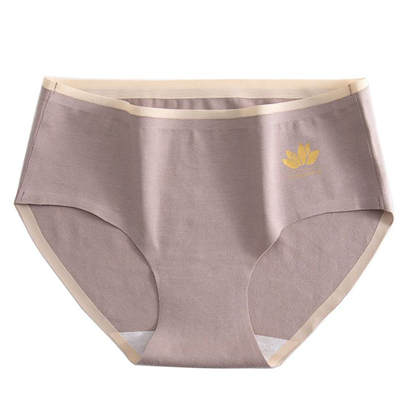 Campus Girl Casual Breathable Cotton Block Color Classic Briefs