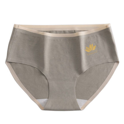 Campus Girl Casual Breathable Cotton Block Color Classic Briefs