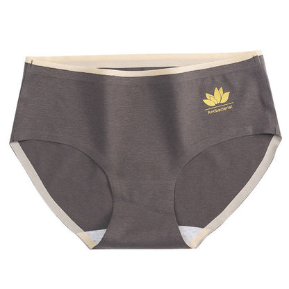 Campus Girl Casual Breathable Cotton Block Color Classic Briefs