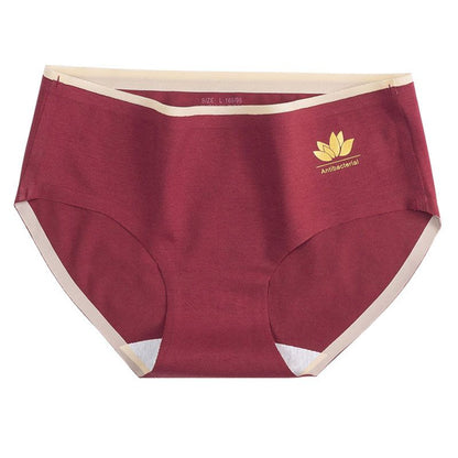 Campus Girl Casual Breathable Cotton Block Color Classic Briefs