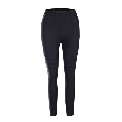Pantalones pitillo ajustados de color liso informales para mujer, tallas grandes XL-5XL