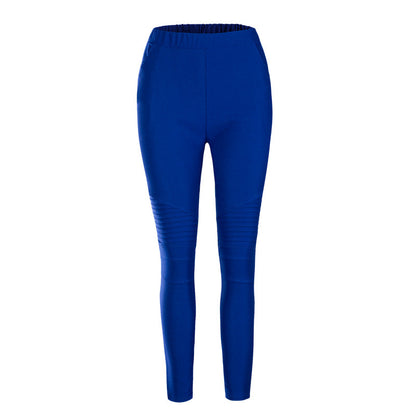 Pantalones pitillo ajustados de color liso informales para mujer, tallas grandes XL-5XL
