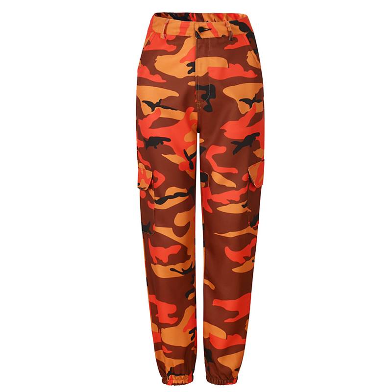 S-3XL Women Casual Camouflage Pattern Jogger Pants