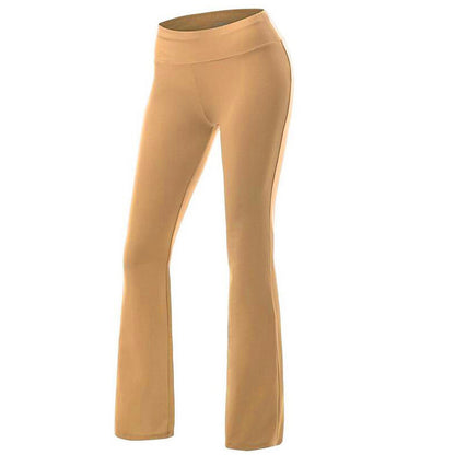 S-2XL Women Solid Color Casual Fitness Straight Pants