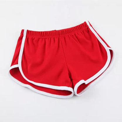 Women Casual Loose Color Blocking Sports Shorts