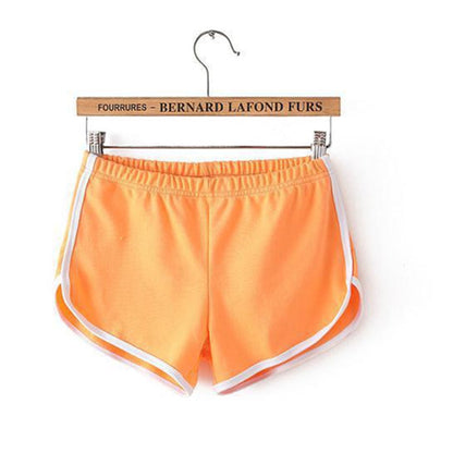 Women Casual Loose Color Blocking Sports Shorts