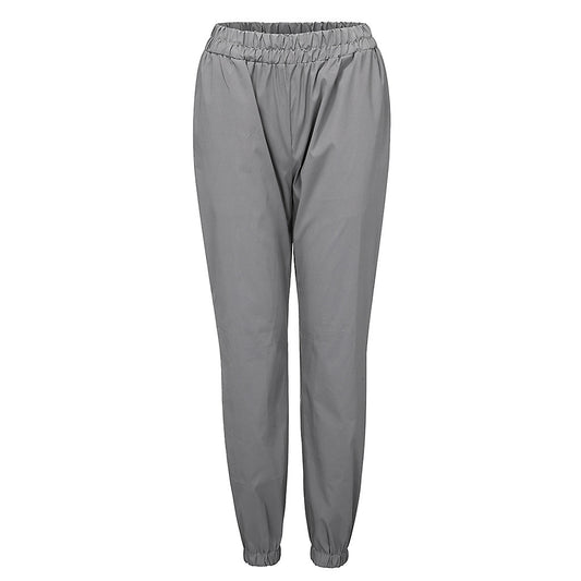 Pantalones deportivos reflectantes informales con cintura elástica a la moda para mujer, tallas XS-3XL