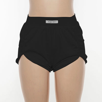 S-L Women Elastic Waist Loose Mini Casual Shorts