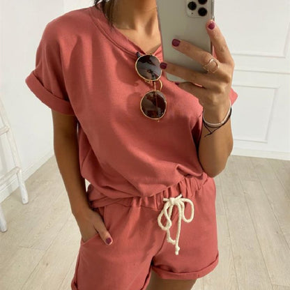 Conjunto de pijama informal y cómodo para mujer tallas S-XL
