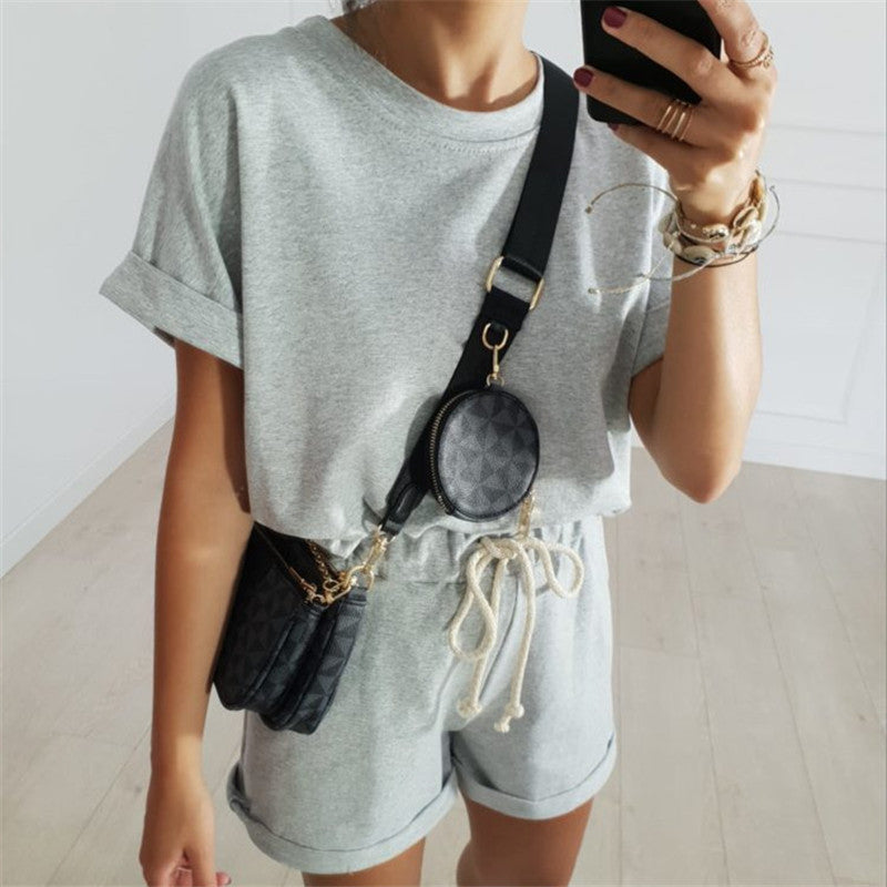 Conjunto de pijama informal y cómodo para mujer tallas S-XL