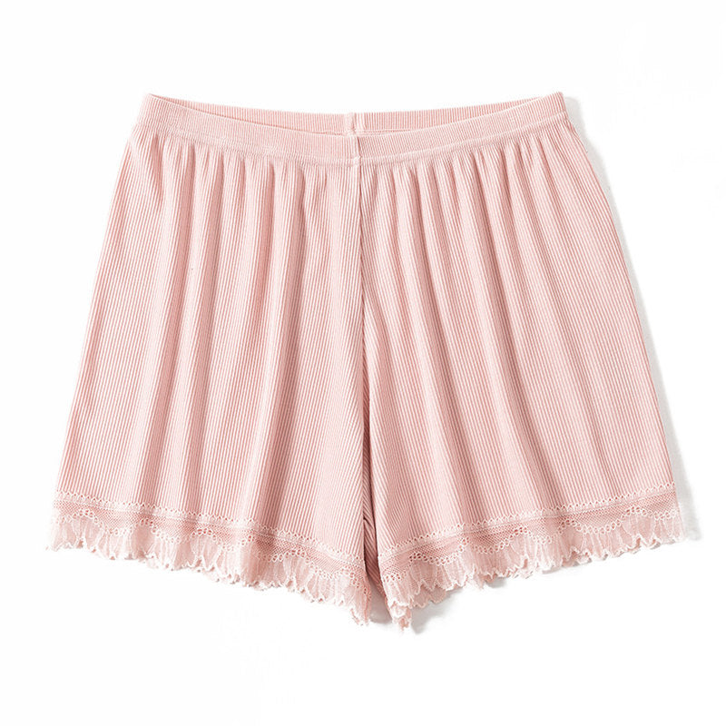 Women Casual Lace Patchwork Homewear Shorts