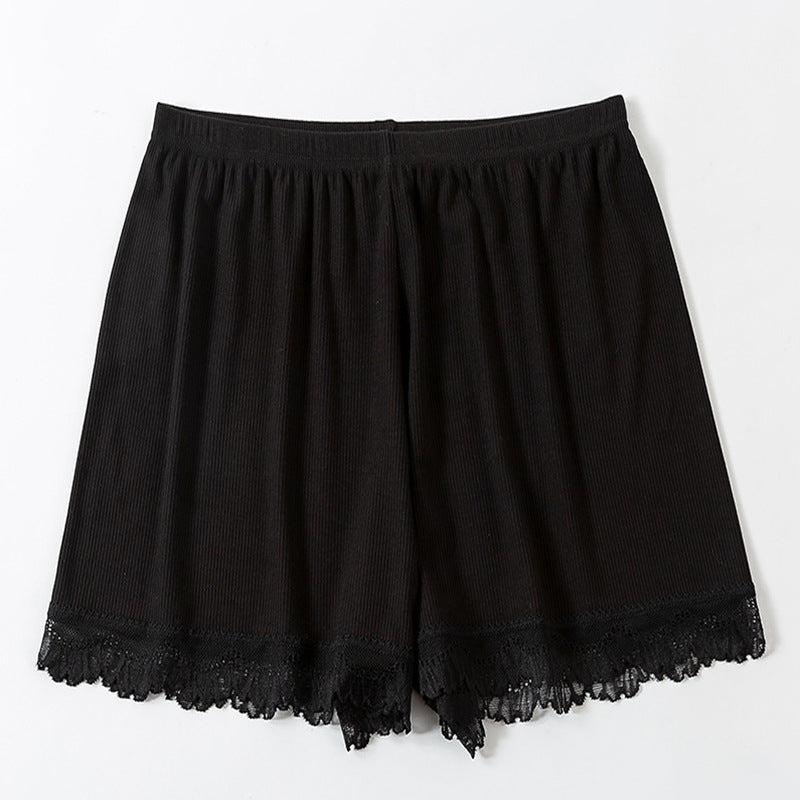 Women Casual Lace Patchwork Homewear Shorts